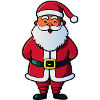 Santa Claus at Christmas