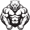 Ours Grizzly Musculation Muscles