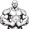 Bodybuilder Muscles Workout Gym