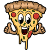 Happy Pizza Slice