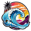 surf plage palmier soleil vacances
