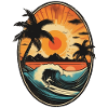 surf plage palmier soleil vacances
