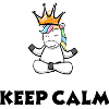 keep calm Einhorn