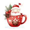 Gnome in Christmas cup
