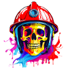Firefighter Skull