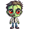 Zombie Boy Halloween Cartoon