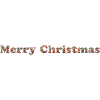 Merry Christmas ornament