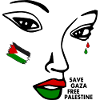 Save gaza free palestine women