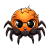 Bébé araignée Halloween Cartoon