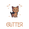 Yorkie Glitter