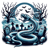 Snake Cemetery Halloween