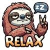 Sloth, relax, chill and rest