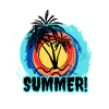Sommermotiv mit Palmen
