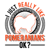 Ich mag einfach Zwergspitz Pomeranian