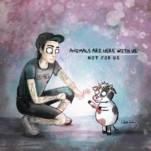 animals are here with us
