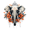 Elephant Geometric