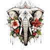 Elefant geometrisch