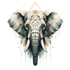 Elephant Geometric