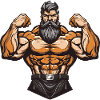 Bodybuilder Muscles Gym Workout