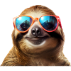 Faultier Sonnenbrille