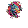 Colorful Kali Linux Dragon Design for DevOps &