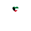 Kuwait Heartbeat Kuwaiti Flag Kuwaiti
