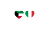Kuwait, Italy, Heartbeat, Flag, Kuwaiti