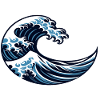 Suuri aalto Kanagawan edustalla | Katsushika Hokusai