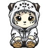 Snow leopard winter leopard comic