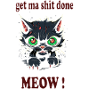 get my shit done cat