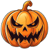 Wild Halloween Pumpkin Grimace