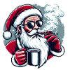 Smoking Santa