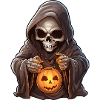 Skeleton Halloween Cartoon