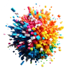 Explosion der Farben