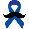 Blue Ribbon Mustache