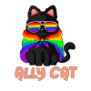 Cute Cats Rainbow LGBTQ Sunglasses