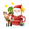 Gnome Hans with reindeer