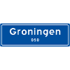 Groningen 050 place name sign