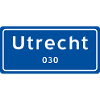 Utrecht 030 place name sign