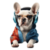 French Bulldog DJ