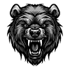 Bear Head Portrait Animal