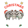 Raccoon Christmas Pajamas