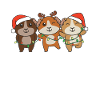 Guinea Pig Christmas Winter Animals