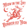 Magical Christmas: Cat meets reindeer