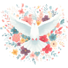 Dove & Flowers