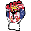 Serbia flag fist used