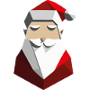 Père noël Géométrique