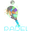 Padel Tennis, Tennis, Graffiti, Colorful
