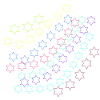 Sterne,stern, bunte Sterne