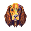 Russische Spaniel-Hunderasse Aquarell-Illustration